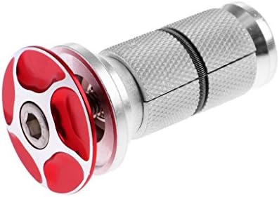 D DOLITY 1 Pcs Bike Headset Stem Expander Plug Screws Aluminum Alloy Headset Stem Cap for Mountain Road Bike MTB BMX Folding Bike Top Cap