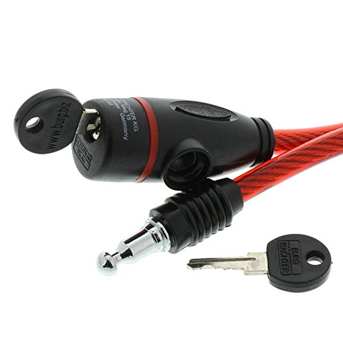 BURG-WÄCHTER Stahlseilschloss, Automatisch schließend, 2 Schlüssel, Länge: 60 cm, 260 60 - 2