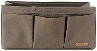 Myliora Classic, Handbag Liner Organiser for Speedy Bags 25/ 30/ 35/ 40 - BEST QUALITY, 7 Colours (S 35, Taupe Grey)