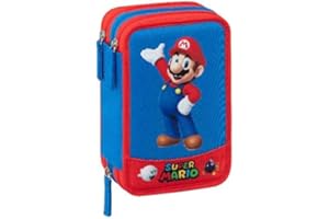 Franco Cosimo Panini 3zip, Astuccio 3 Unisex Bambini E Ragazzi, Blu (Blue), Taglia unica