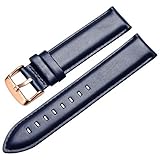 13mm dunkelblau echtes Leder Uhrenarmband-Bügel repalcment sehen Armbinde Armband für Frauen