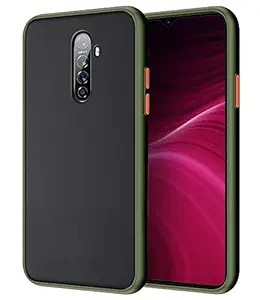 Cocklet Realme X2 Pro Smoke Cover Protective Shockproof Matte Hard Back Case Cover for Realme X2 Pro Camera Protection Smoke Case Realme X2 Pro - Lite Green