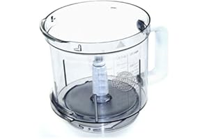 CARESERVICE CIOTOLA, TAZZA, CONTENITORE, RECIPIENTE 2 LT. ORIGINALE BRAUN PER ROBOT DA CUCINA COMBIMAX K600, K650, K700, K750