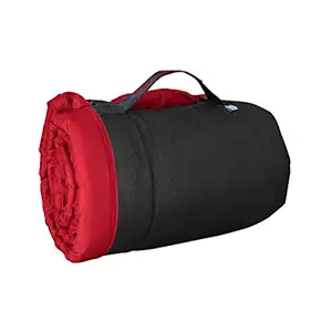 Kurgo Loft Wander Dog Bed for Travel, Chili Red (Large)