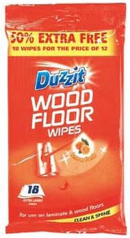 Indispensable Duzz It Wood Floor Wet Wipes 18 pack [E89243] (Neoteric Design)