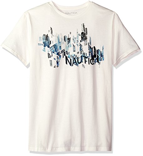 Nautica Mens Lighthouse Bridge Palm Classic Fit T Shirts