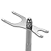 Abody Men's Chrome Razor and Brush Stand Aluminium Alloy Shaving Holder Zinc Alloy Base Drip Stand