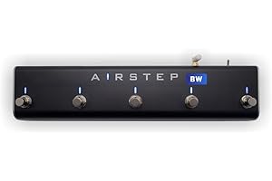 XSONIC Airstep BW Edition KATANA-AIR, WAZA-AIR Fußsteuerung mit 5 Fußschaltern, 4 Steuermodi (Voreinstellungen ändern, Effekte umschalten), Katana Air und WAZA-AIR drahtlos steuern