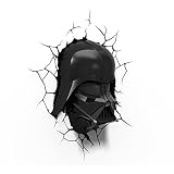 Star Wars Darth Vader Wandlampe 3D Light FX LED Kinderlampe -Nachtlicht für kinder mit automatische Abschaltung und wandaufkleber [Energieklasse A++] - 5