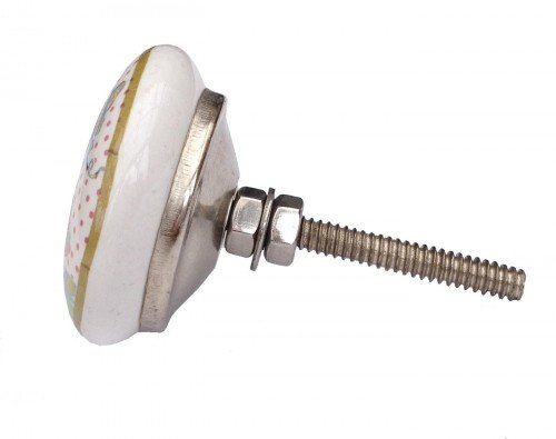 Möbelknopf BIRDS OF PARADISE Keramik Knauf Vögel - 2