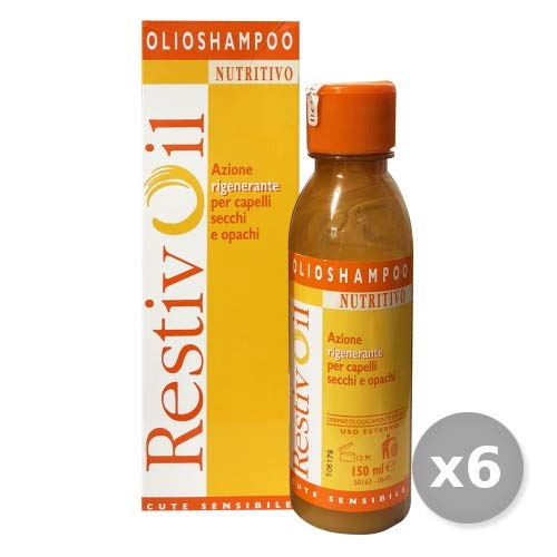 Restivoil Lot de 6 shampoings Nutritive secs 150 ML. Produits pour Cheveux, Multicolore, Unique