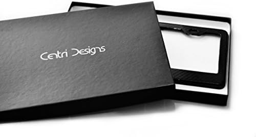 Carbon Fiber License Plate Frame Matte Finish from Centri Designs by Centri Designs