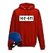 Produktbild Hoodie Panzerknacker Herren Deluxe+ Kostüm-Set Wunschnummer Karneval JGA XS - 5XL Fasching JGA Party Sitzung, Größe:3XL, Logo & Set:Standard-Nr./Set klassik (167-761/Hoodie+Cap+Maske)