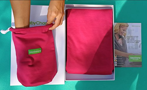 Babytragetuch für Neugeborene | Das perfekte Geschenk | Designed in Berlin & London | Empfohlen von Hebammen | von BabyChamp - 3