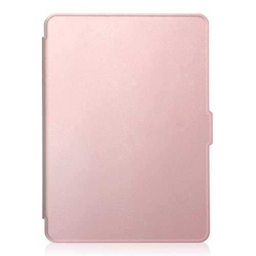 Fintie Kindle Paperwhite Hülle – Die dünnste und leichteste Smartshell Case Schutzhülle Tasche mit auto Sleep / Wake für den neuen Kindle Paperwhite 2016 (mit 300 ppi-Display, 6 Zoll, und integrierter Beleuchtung) und alle Modelle von 2012, 2013, 2014, 2015, Roségold - 6