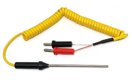 Temperaturfühler Typ K -5°C - +400°C mit Bananenstecker