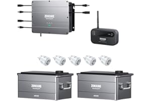 Balkonkraftwerk mit Speicher, Balkonkraftwerk Zendure SolarFlow, 0% VAT, 1920 Wh LiFePO4, Erweiterbare Kapazität, Einfache Installation, 800W Solar Eingang, 1,200W Ausgang, App, IP65, 0 dB