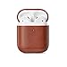 Produktbild TRBOL AirPods Hülle, Tasche Leder Vintage Schutzhülle Stoßfeste Slim und Lightweight Ledertasche Hülle Case Cover kompatibel für Apple AirPods 1 & 2 Aufladen Case (16)