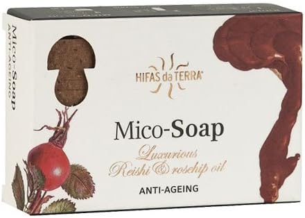 Freeland hifas Floor micosalud Aesthetics and Cosmetics mico-soap Anti-Ageing mico-onco Mushrooms Organic Vitamin E Soap 150 g