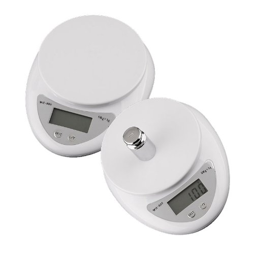 KKmoon 5000g/1g 5kg Digitale Küchenwaage Kennzahleneingabe, Digitale Waage für Lebensmittel LCD-Display - 6