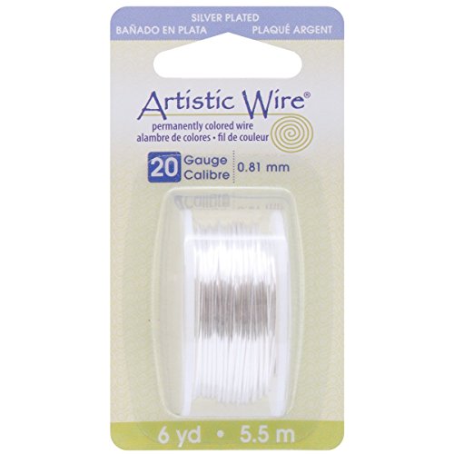 Beadalon - artística Wire-Silver - Calibre 20, 6YD
