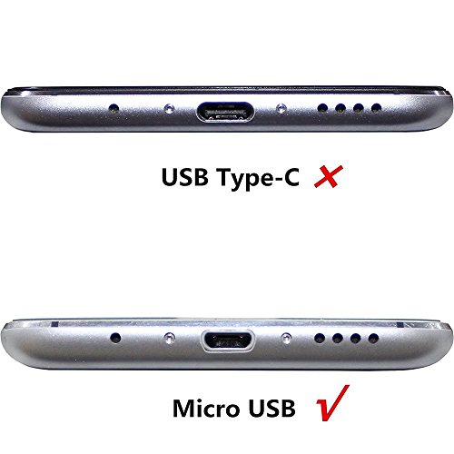 Micro USB Kabel 3 Stück 2m 2m 3m Nylon Micro USB Ladekabel Datenkabel mit Aluminum Kopf für Tablets, Kindle, PS4 Controller, MP3 Player, Samsung, HTC, Sony, Blackberry, Nexus, LG und alle anderen Geräten mit Micro USB 2.0 Anschluss - 6