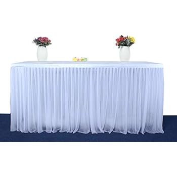 jupe de table tulle
