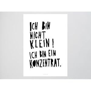 Kunstdruck Poster / Konzentrat