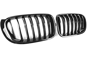 Beside_Auto 2014 – 2018 X3 F25 X4 F26 Parrilla delantera brillante negra ABS único