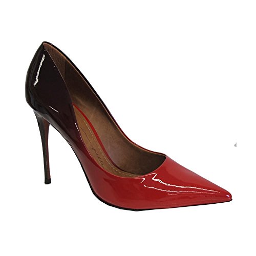 red ombre court shoes