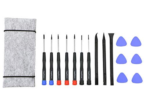Juego de herramientas de reparación para Apple MacBook Air Pro Retina, destornilladores, recogida de apertura, spudger y Bolsa de herramientas (16 piezas)