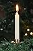 Produktbild Markenlos 16 x Baumkerzen Christbaumkerzen Wachskerzen - Christbaum - Elfenbein - 10,5 cm Gross (1)