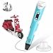 Produktbild Canbor 3D Stifte, 3D Drucker Stift 3D Druckstift Printing Pen Set für Kinder und Erwachsene Zeichnung und Kunst Handgefertigte Werkemit LED-Bildschirm Kompatibel mit PLA ABS Filamente