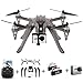 Price comparison product image MJX Bugs 3H Qinyin RC Drone 2.4G 6-Axis Gyro Brushless Motor ESC RC Drone Quadcopter + 1 Gift Accessories + 2 Battery + 1 Remote Ultra HD 4K Camera