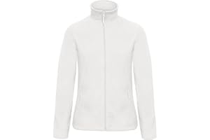 Niscioma Felpa Zip Intera Donna - Maglia Tuta Felpata Invernale Maglie Senza Cappuccio Tinta Unita, Felpe da Lavoro Micropile Poliestere, Modello Basic Lady