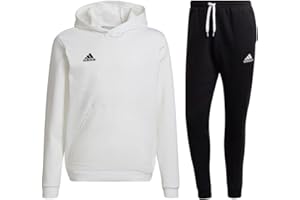 adidas Football Entrada 22 Survêtement Sweat-shirt Pantalon de Jogging Homme Gris Noir