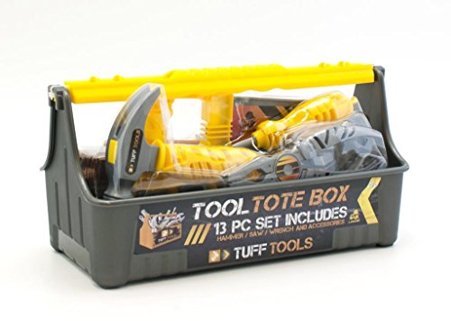 Tuff Tools Tote Carry Tool Box With Tools 13 Pce Set
