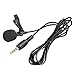 Produktbild Elviray Mini Lavalier Mic Krawattenklammer Mikrofone Smartphone Aufnahme PC Clip-on Revers Unterstützung Sprechen Singen Sprache Hohe Empfindlichkeit