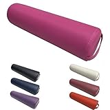H-ROOT Massage Bolster Cushion Pillow Full/Half Round for Massage Table (Full Round, Pink)
