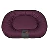 Hobbydog Pontón Comfort POCBOR1 Hundebett el Descanso de Perros con el colchón para Perros y Funda de Almohada de Perros de Estera de Dormir (4 tamaños Diferentes), Burdeos, XL (78 x 100 cm)