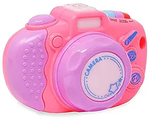 PULSBERY Plastic Kids Camera Toy with Light and Sound,Multicolor,Pack of 1 (Kids Camera Toy)