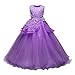 Produktbild TEBAISE Baby Weihnachten Blume Mädchen Prinzessin Brautjungfer Festzug Tutu Tüll-Kleid Party Hochzeit Kleid Weihnachten Baby Outfit