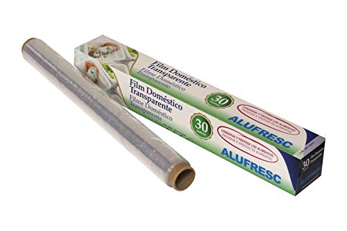 Alufresc 24 Uds De Film Alimentario Doméstico, 30m, Transparente