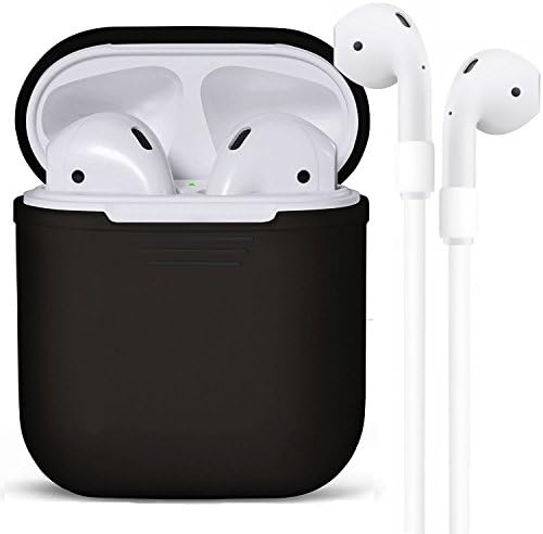 AirPods Strap, Kinnara Air Pods Sports Strap Wire Rope Connector for iPhone 7/7 Plus Apple Airpods,Never Lose Your Airpods, (Case + Strap)
