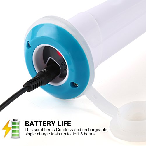belagerungen Haushalt Scrub Pinsel Hurricane Spin Scrubber Kabelloser wiederaufladbar für Reinigung - 4