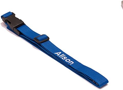 Personalised StrapsPersonalised Luggage Strap for Suitcases 1.5m (blue)