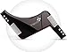 The Beard Styling Template- Stencil for Men - Lightweight and Flexible - One Size Fits All - Curve Cut, Step Cut, Neckline & Goatee Beard Shaping Tool (Brown)