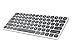 Produktbild Bramley Power Aluminium Bluetooth Wiederaufladbare Tastatur für Apple MacBook, iMac, iPad, iOS. Exklusiv für Apple Produkte mit UK Schlüssel und Rückseite Beleuchtung