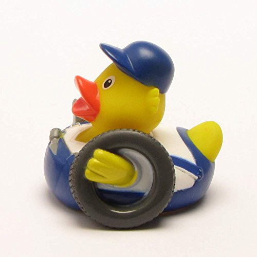 HC-Handel 921698 Vinyl Badeente Wendelin Werkstatt Gummiente 8 cm - 4