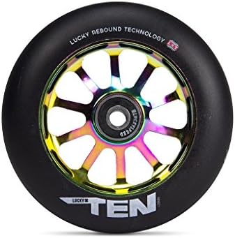 Lucky TENS 120mm Pro Stunt Scooter Wheel (Single) - Neochrome / Black